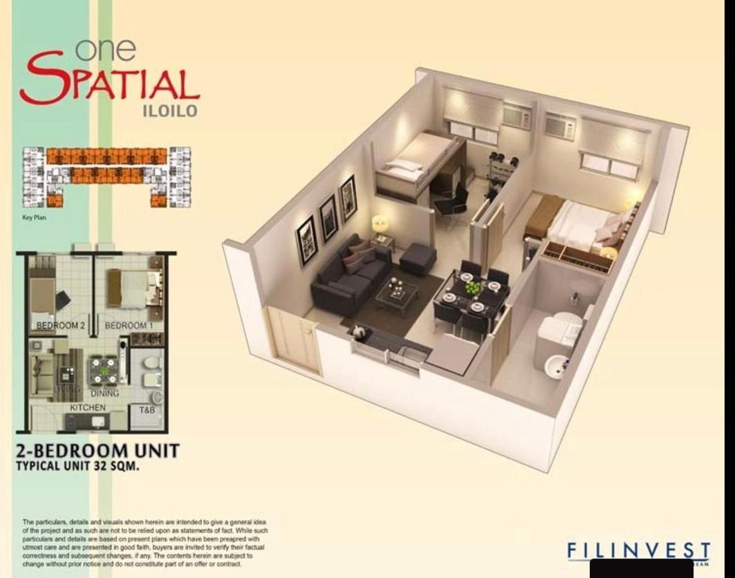 One Spatial Two Bedroom Condominium Unit With Pool And Gym Free Netflix And Wifi Ілоіло Екстер'єр фото