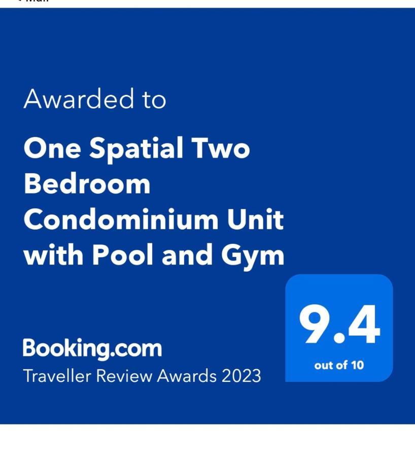 One Spatial Two Bedroom Condominium Unit With Pool And Gym Free Netflix And Wifi Ілоіло Екстер'єр фото